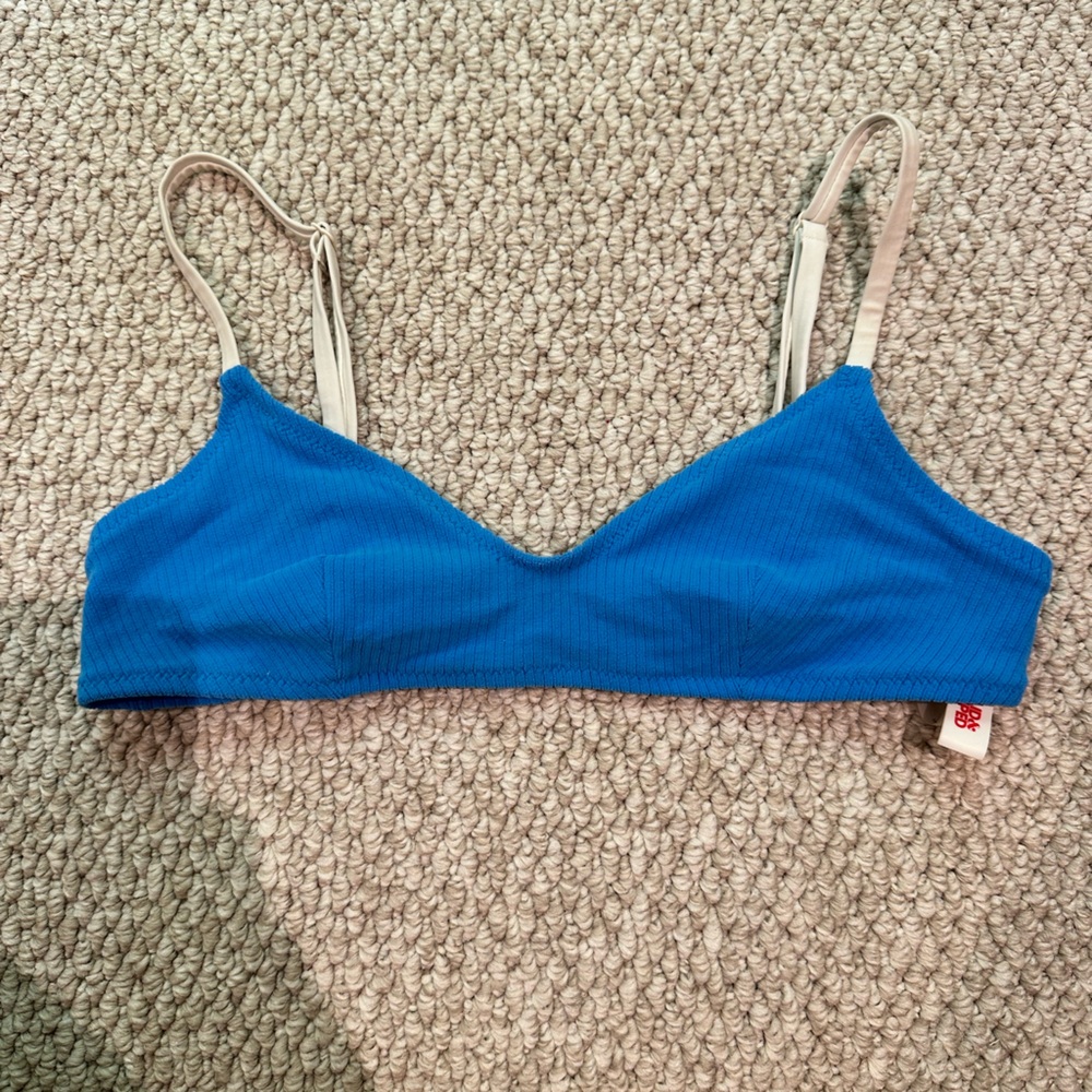 Solid and Striped bikini top